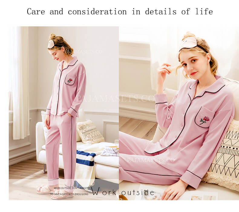  women algodón pijamas